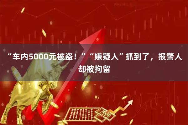 “车内5000元被盗！”“嫌疑人”抓到了，报警人却被拘留