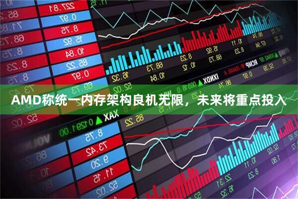 AMD称统一内存架构良机无限，未来将重点投入